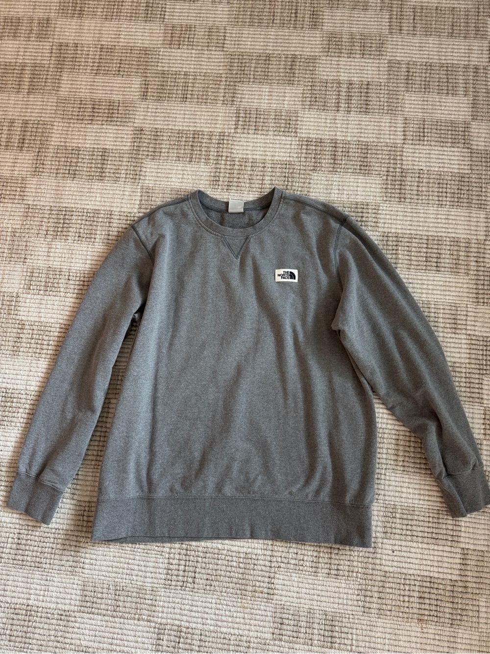 The North Face Men's Gray Crewneck Sweatshirt